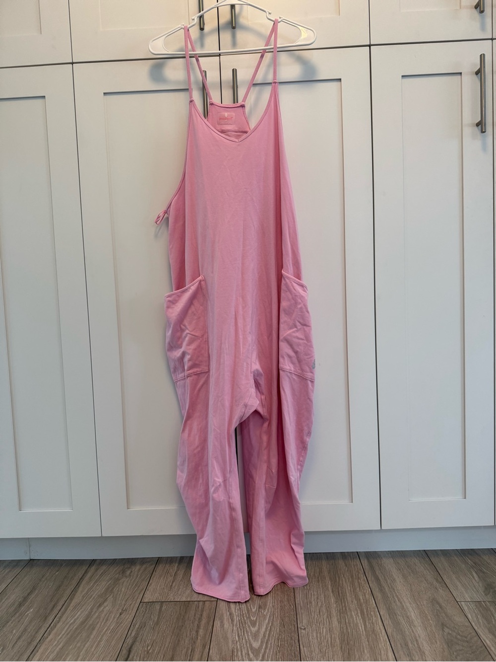 Free People FP Movement Hot Shot One Piece Romper Jumpsuit Small P3115 pink